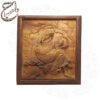 تابلو منبت‌کاری چوب گردو طرح مادر با طراحی سه‌بعدی و برجسته