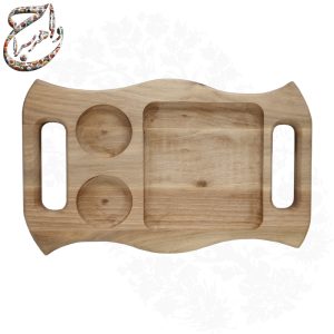 سرویس چای خوری ساخته شده از چوب گلابی