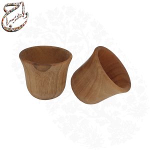 سرویس چای خوری ساخته شده از چوب گلابی