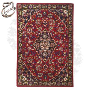 فرش کاشان زرع و چارک طرح محراب و ترنج