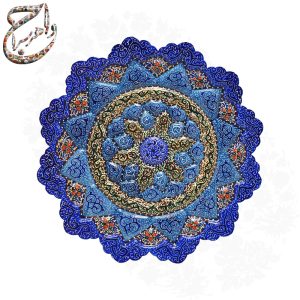سرویس بشقاب و گلدان میناکاری با جعبه