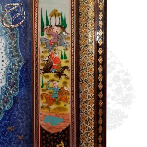 ساعت دیواری مینا و خاتم کاری ممتاز