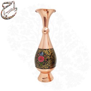 گلدان جفت مس و پرداز