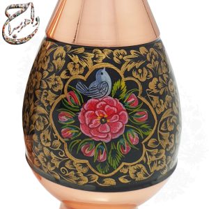 گلدان جفت مس و پرداز