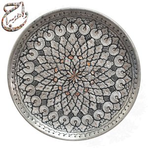 سینی مسی قلمزنی اسلیمی