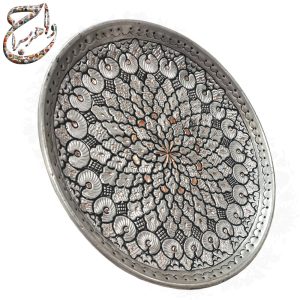 سینی مسی قلمزنی اسلیمی