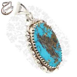 گردن آویز دست ساز فیروزه نیشابوری