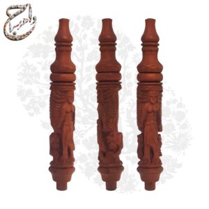 دکوری فیلتر سیگار چوبی منبتکاریشده از چوب گردو