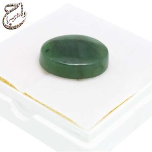 نگین یشم ایرانی سبز طبیعی