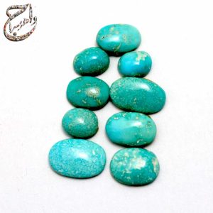 پک ۹ عددی نگین فیروزه نیشابور طبیعی کوچک