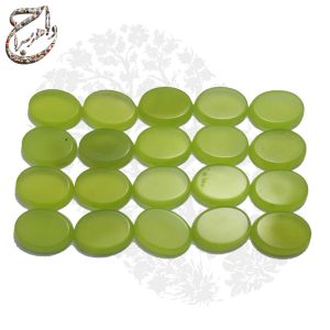 پک پنج عددی عقیق سبز رنگ شده آزمایشگاهی