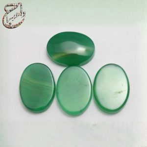 پک پنج عددی عقیق سبز رنگ شده آزمایشگاهی