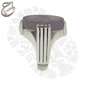 انگشتر عقیق سوسنی یمنی اصیل با حکاکی (یا مولاتی یا فاطمه اغیثینی)